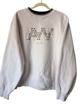 Alexander Wang Moguls Only Embroidered Logo Sweatshirt XL Unisex